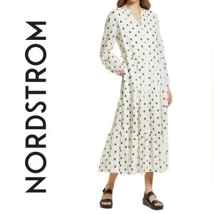Nordstrom Half Moon/Polka Dot Dress